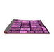 Sideview of Abstract Purple Modern Rug, abs713pur