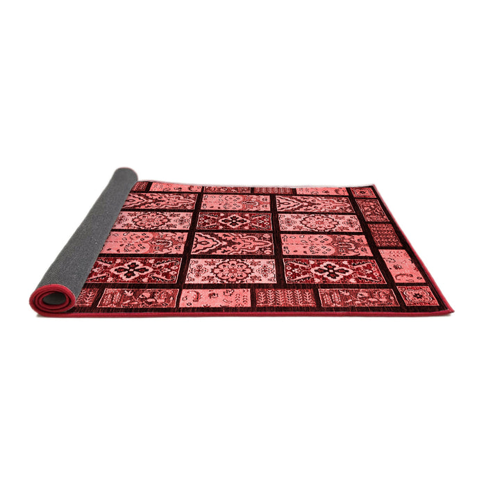 Abstract Red Modern Area Rugs