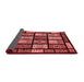 Abstract Red Modern Area Rugs