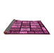 Sideview of Abstract Pink Modern Rug, abs713pnk