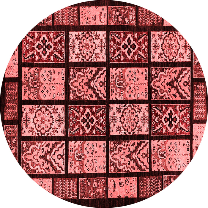 Abstract Red Modern Rug, abs713red