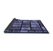 Sideview of Abstract Blue Modern Rug, abs713blu