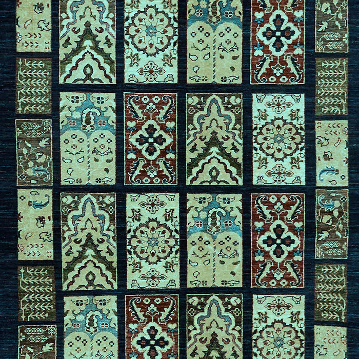 Abstract Light Blue Modern Rug, abs713lblu