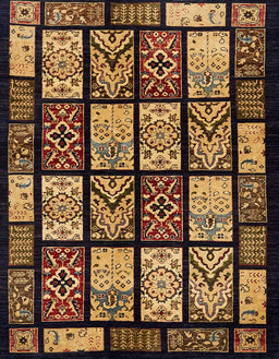 Abstract Red Modern Rug, abs713