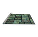 Sideview of Machine Washable Abstract Light Blue Modern Rug, wshabs713lblu