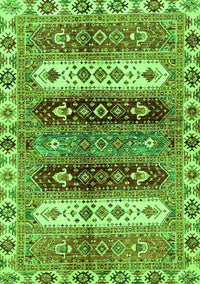 Abstract Green Modern Rug, abs714grn