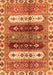 Abstract Orange Modern Rug, abs714org