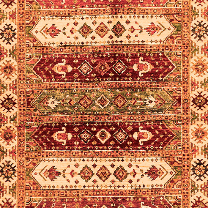 Abstract Orange Modern Rug, abs714org