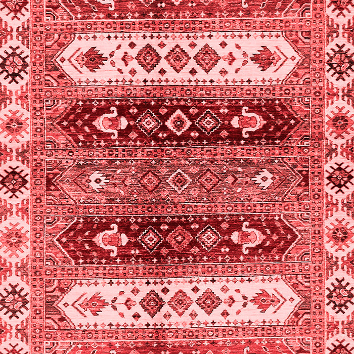 Machine Washable Abstract Red Modern Rug, wshabs714red