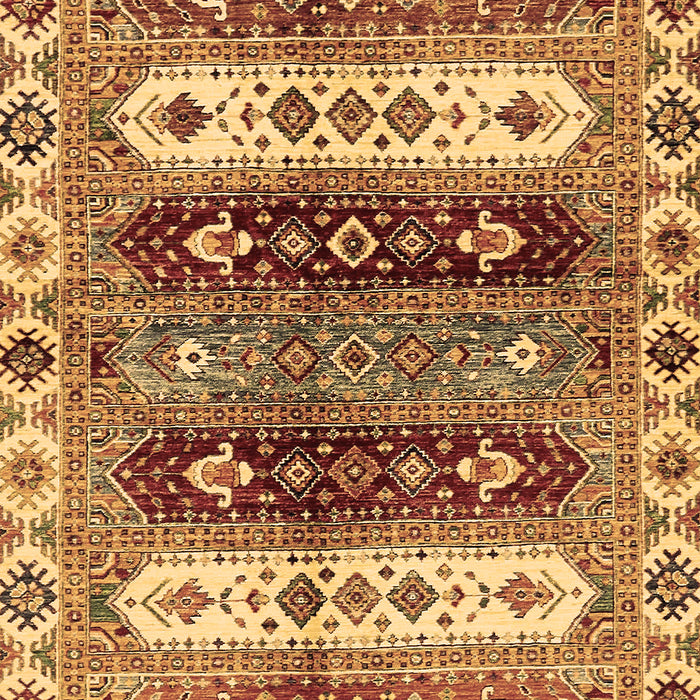 Machine Washable Abstract Brown Modern Rug, wshabs714brn