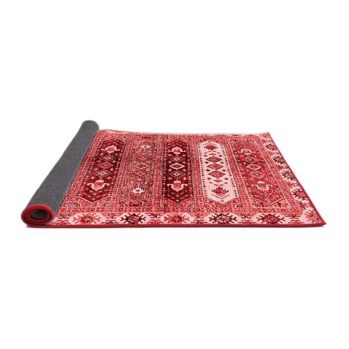 Abstract Red Modern Area Rugs