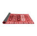 Abstract Red Modern Area Rugs