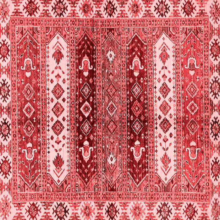 Machine Washable Abstract Red Modern Rug, wshabs714red