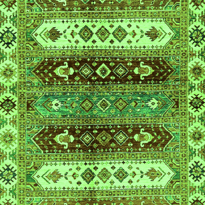 Machine Washable Abstract Green Modern Area Rugs, wshabs714grn