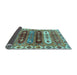 Sideview of Abstract Light Blue Modern Rug, abs714lblu