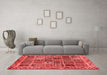 Modern Red Washable Rugs