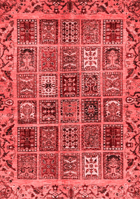 Abstract Red Modern Rug, abs715red