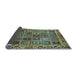 Sideview of Abstract Light Blue Modern Rug, abs715lblu