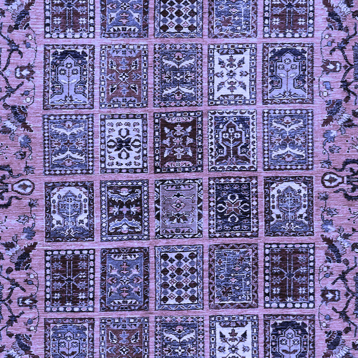 Machine Washable Abstract Blue Modern Rug, wshabs715blu