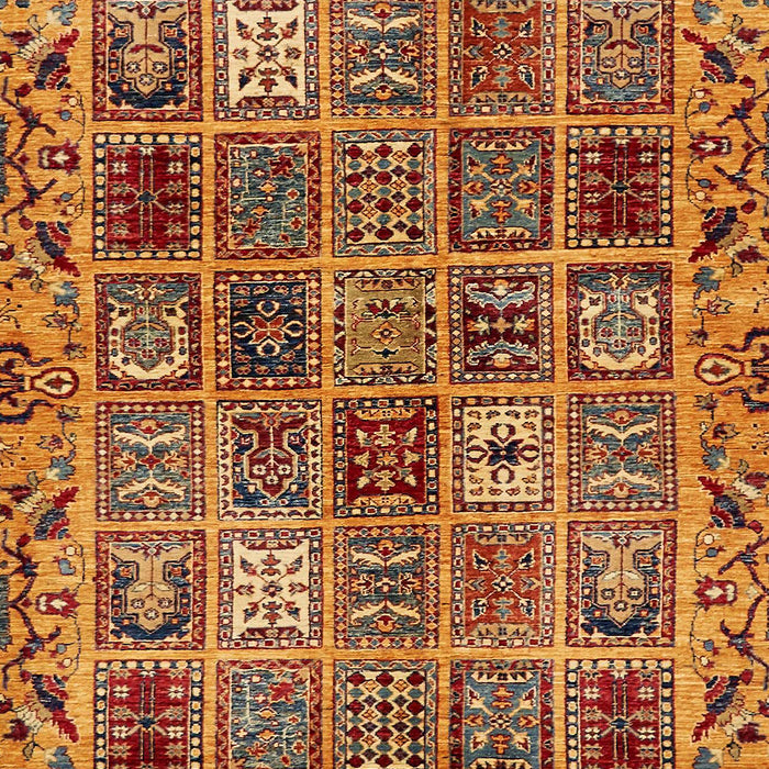 Abstract Yellow Modern Rug, abs715