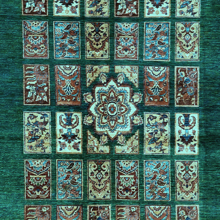 Abstract Light Blue Modern Rug, abs716lblu