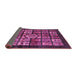 Sideview of Abstract Pink Modern Rug, abs716pnk