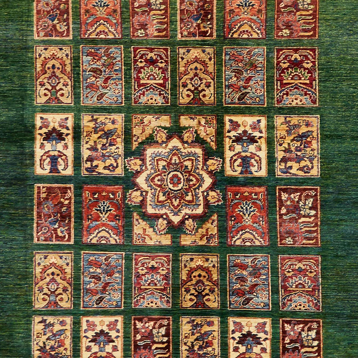 Machine Washable Abstract Bakers Brown Rug, wshabs716