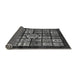 Sideview of Abstract Gray Modern Rug, abs716gry