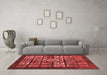 Modern Red Washable Rugs