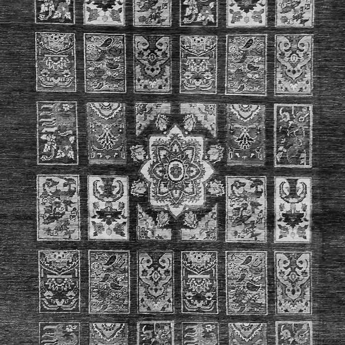 Abstract Gray Modern Rug, abs716gry