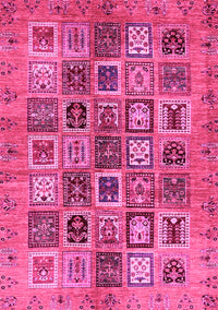 Abstract Pink Modern Rug, abs717pnk