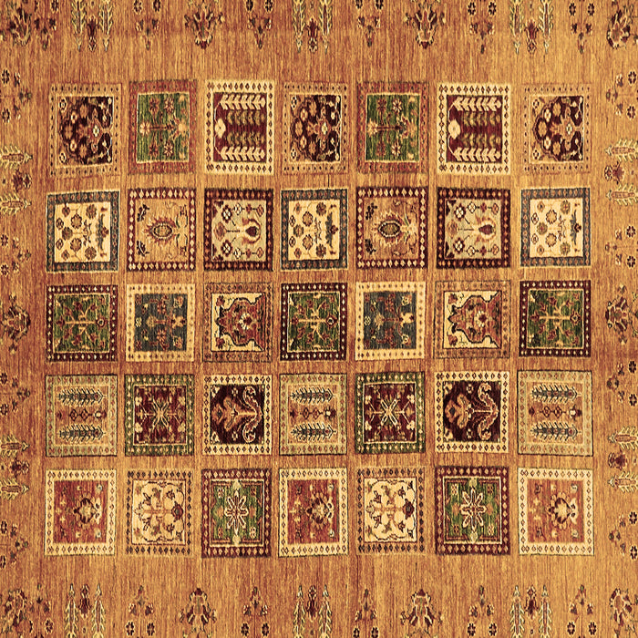 Square Machine Washable Abstract Brown Modern Rug, wshabs717brn