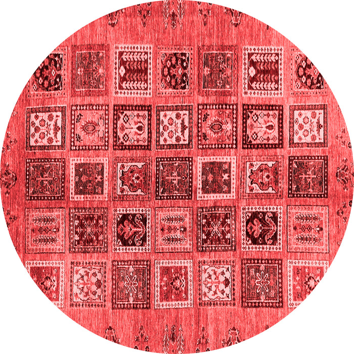 Machine Washable Abstract Red Modern Rug, wshabs717red