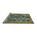 Sideview of Machine Washable Abstract Light Blue Modern Rug, wshabs717lblu