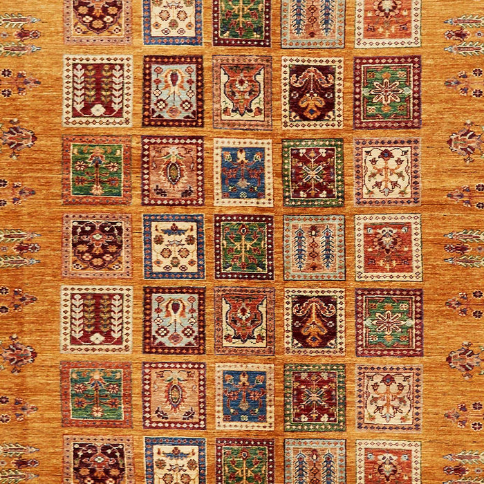 Abstract Orange Modern Rug, abs717