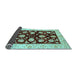 Sideview of Oriental Light Blue Traditional Rug, abs718lblu