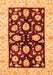 Oriental Orange Traditional Rug, abs718org