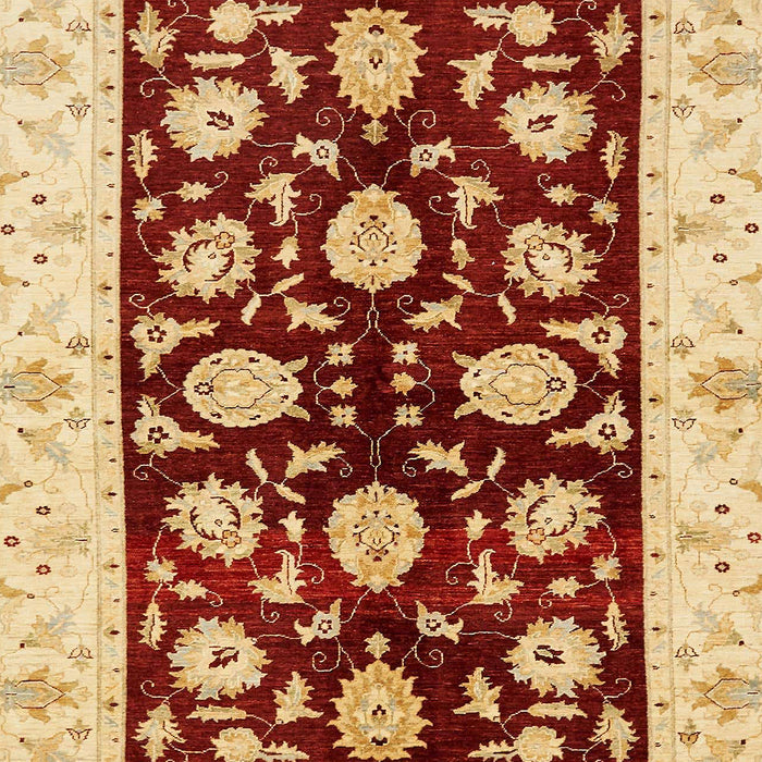 Abstract Chrome Gold Yellow Oriental Rug, abs718