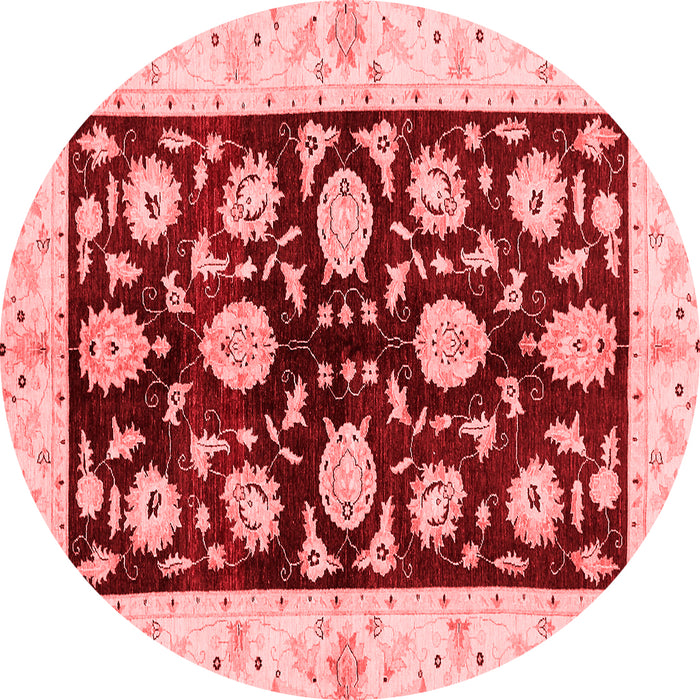 Machine Washable Oriental Red Traditional Rug, wshabs718red