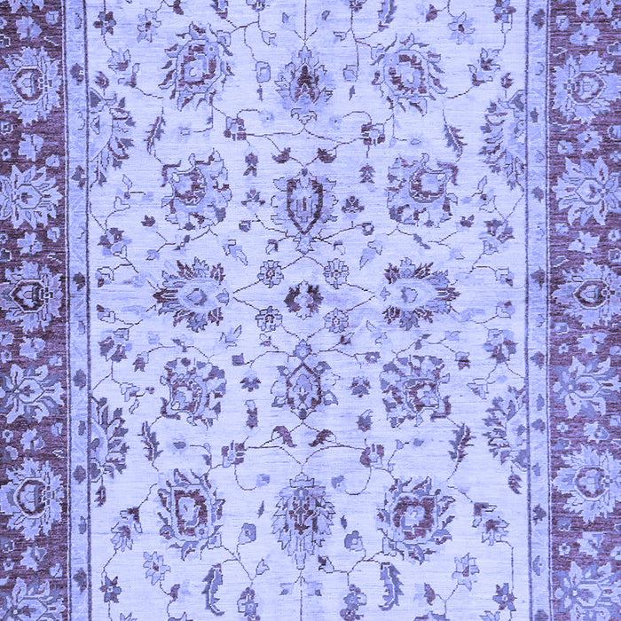 Abstract Blue Modern Rug, abs719blu