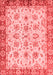 Abstract Red Modern Area Rugs