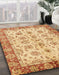 Machine Washable Abstract Chrome Gold Yellow Rug in a Family Room, wshabs719