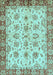 Abstract Light Blue Modern Rug, abs719lblu