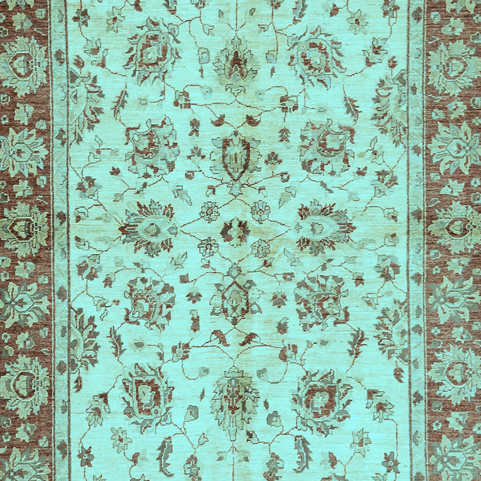 Abstract Light Blue Modern Rug, abs719lblu