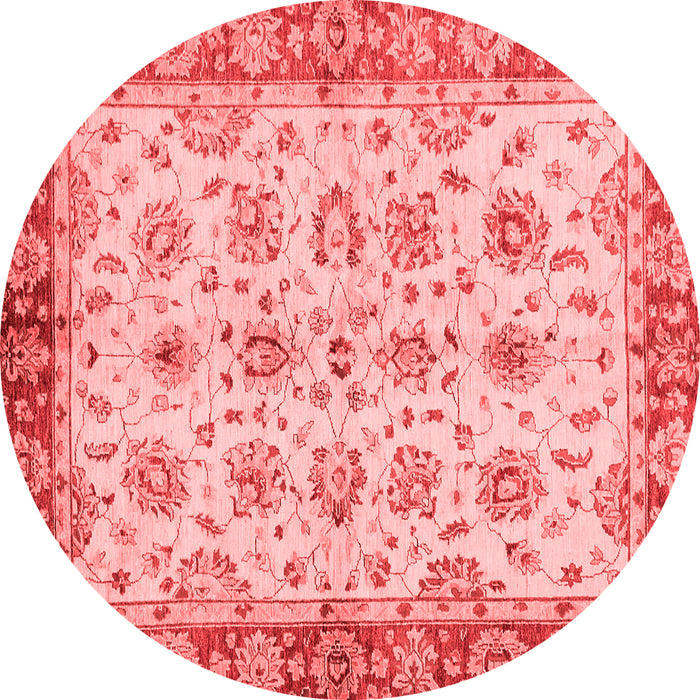 Abstract Red Modern Rug, abs719red