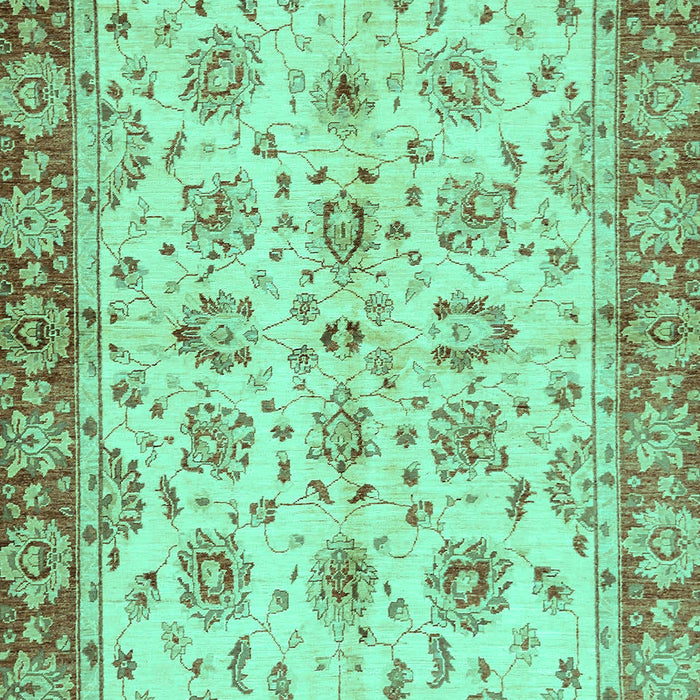 Abstract Turquoise Modern Rug, abs719turq
