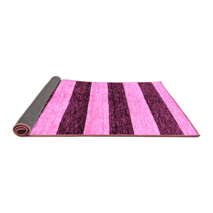 Sideview of Abstract Purple Modern Rug, abs71pur