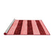 Modern Red Washable Rugs