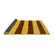 Sideview of Abstract Yellow Modern Rug, abs71yw