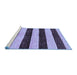 Sideview of Machine Washable Abstract Blue Modern Rug, wshabs71blu